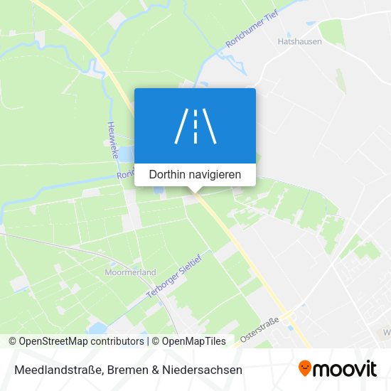 Meedlandstraße Karte