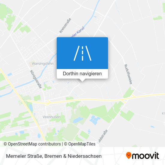 Memeler Straße Karte