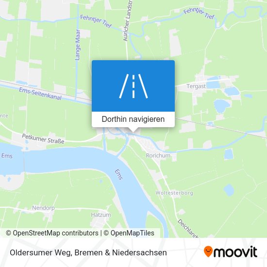 Oldersumer Weg Karte
