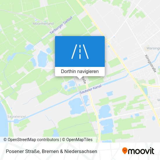 Posener Straße Karte