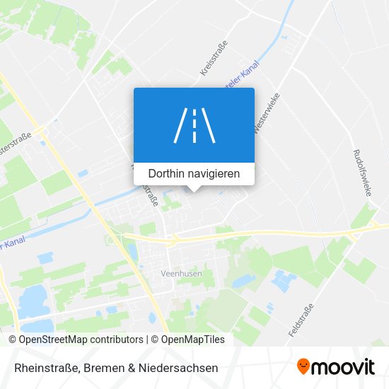 Rheinstraße Karte