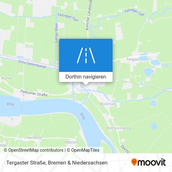 Tergaster Straße Karte