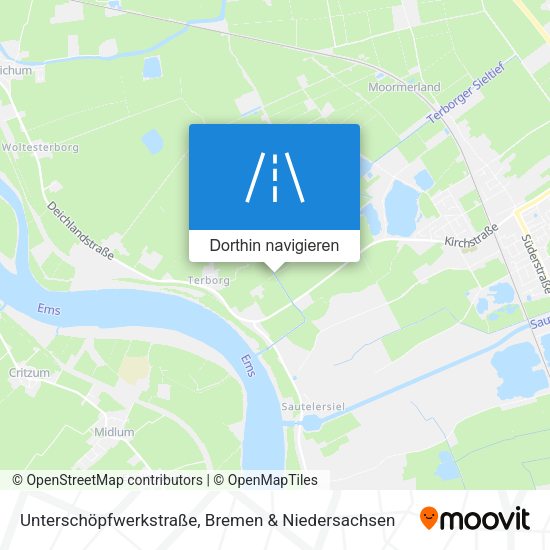 Unterschöpfwerkstraße Karte