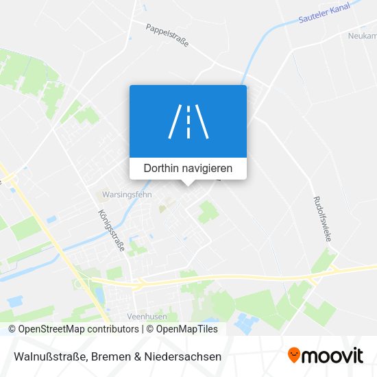 Walnußstraße Karte