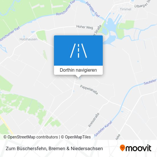 Zum Büschersfehn Karte