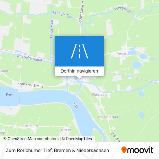 Zum Rorichumer Tief Karte