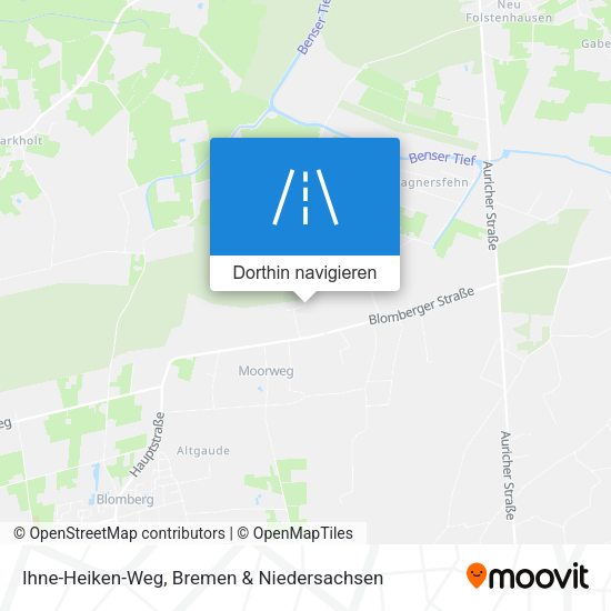 Ihne-Heiken-Weg Karte