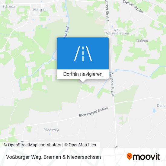 Voßbarger Weg Karte