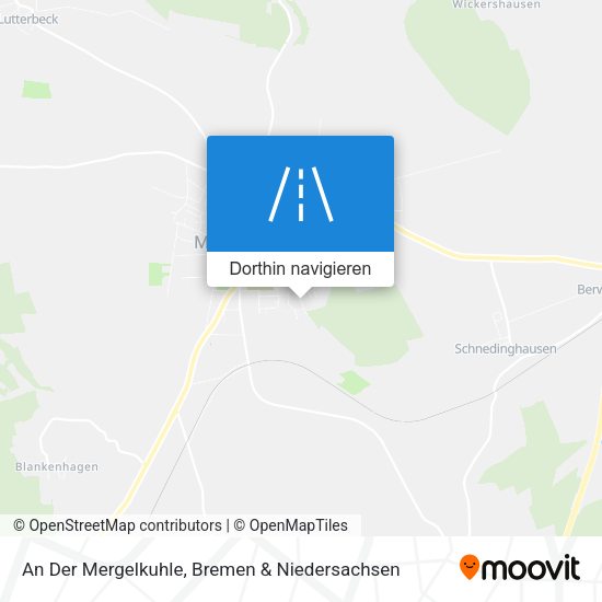 An Der Mergelkuhle Karte