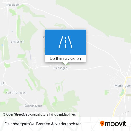 Deichbergstraße Karte