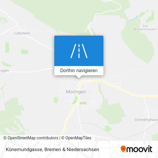 Künemundgasse Karte