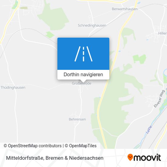 Mitteldorfstraße Karte