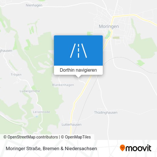 Moringer Straße Karte
