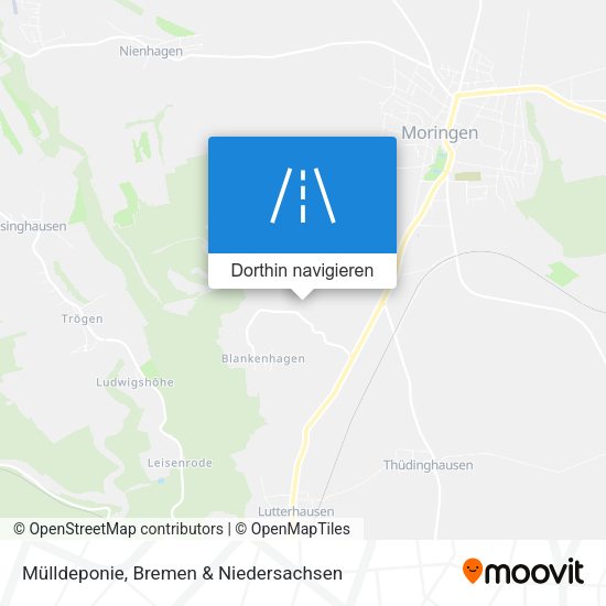 Mülldeponie Karte