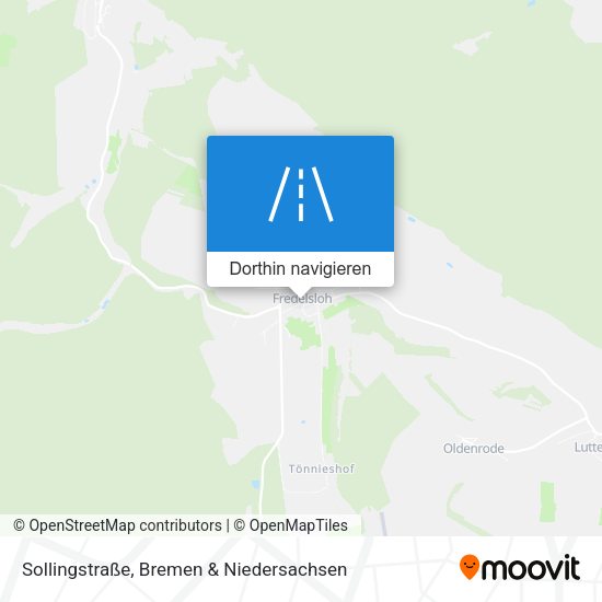 Sollingstraße Karte