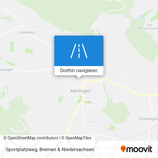 Sportplatzweg Karte