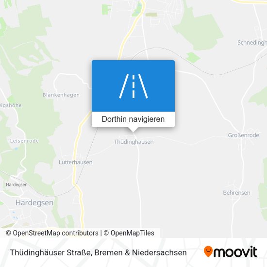 Thüdinghäuser Straße Karte