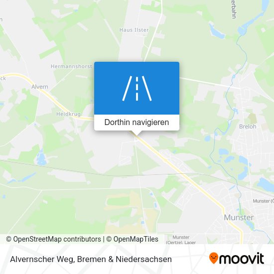 Alvernscher Weg Karte