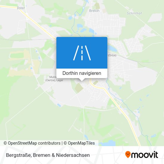 Bergstraße Karte