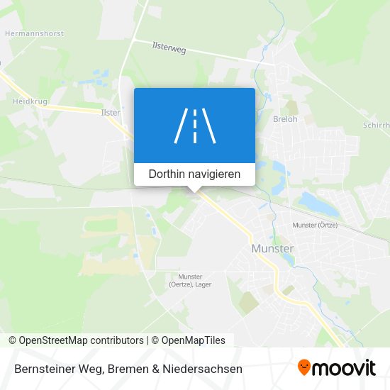 Bernsteiner Weg Karte
