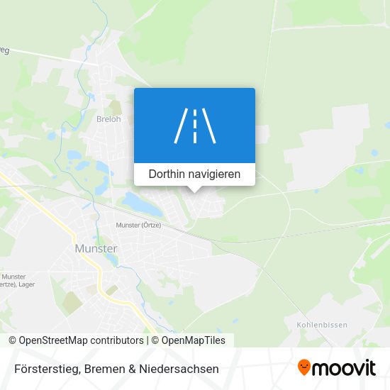 Försterstieg Karte