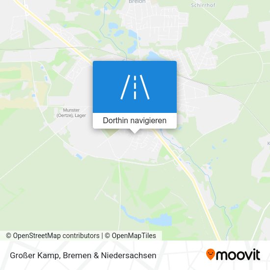 Großer Kamp Karte