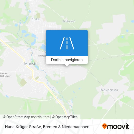 Hans-Krüger-Straße Karte