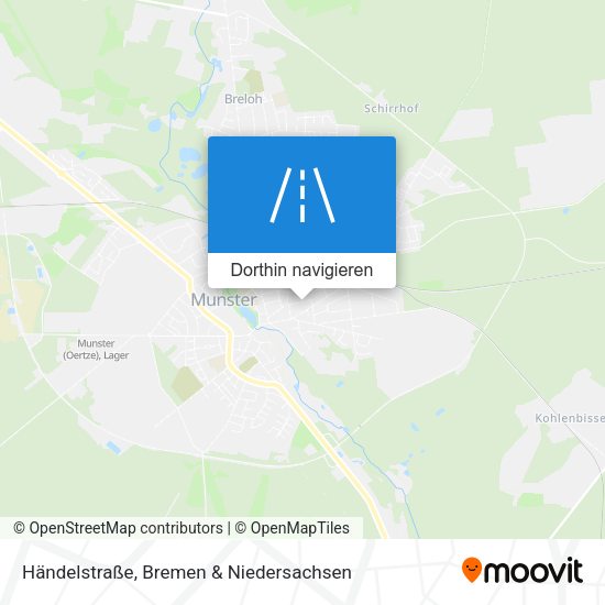 Händelstraße Karte