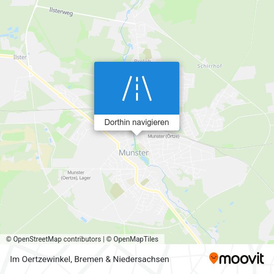 Im Oertzewinkel Karte