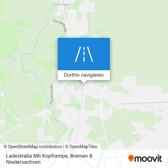 Ladestraße Mit Kopframpe Karte