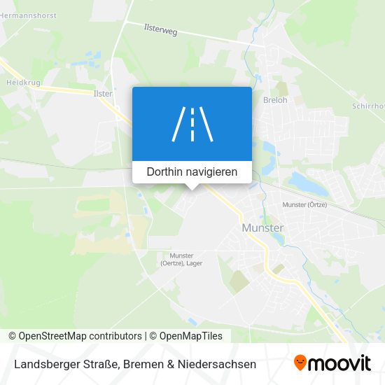 Landsberger Straße Karte