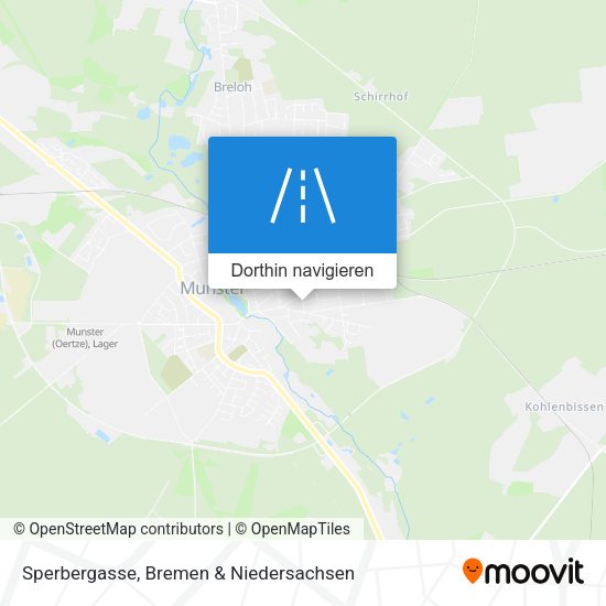 Sperbergasse Karte