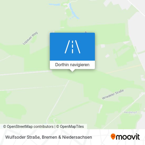 Wulfsoder Straße Karte