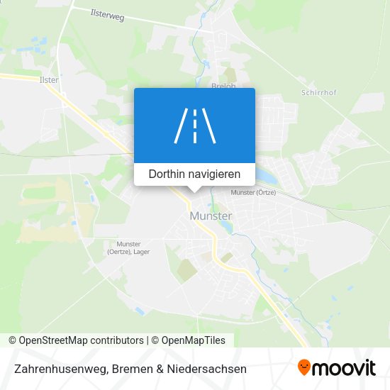 Zahrenhusenweg Karte
