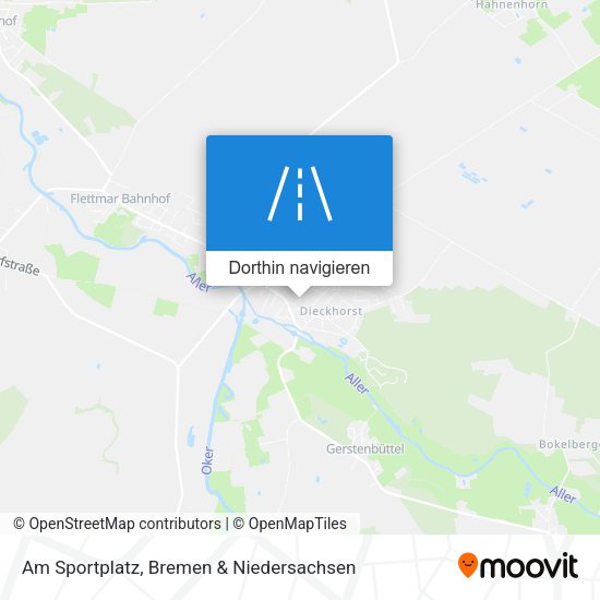 Am Sportplatz Karte