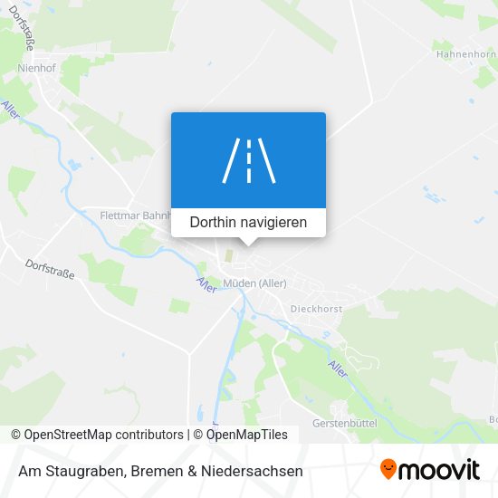 Am Staugraben Karte