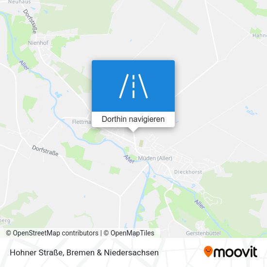 Hohner Straße Karte