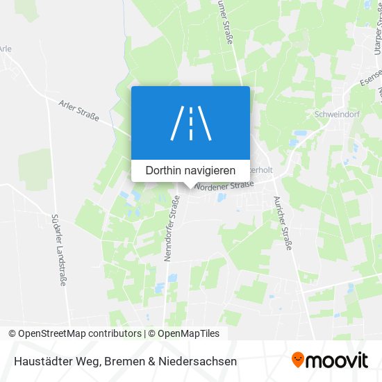 Haustädter Weg Karte