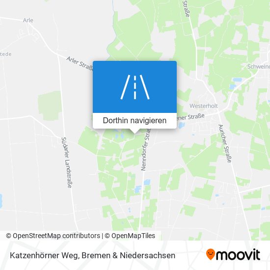 Katzenhörner Weg Karte