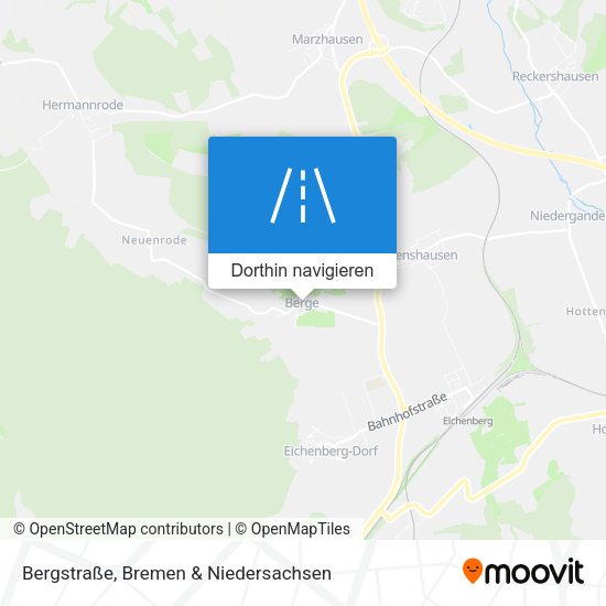 Bergstraße Karte