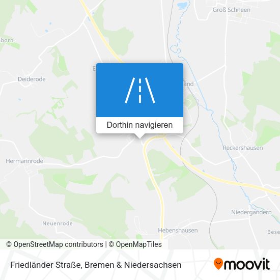Friedländer Straße Karte