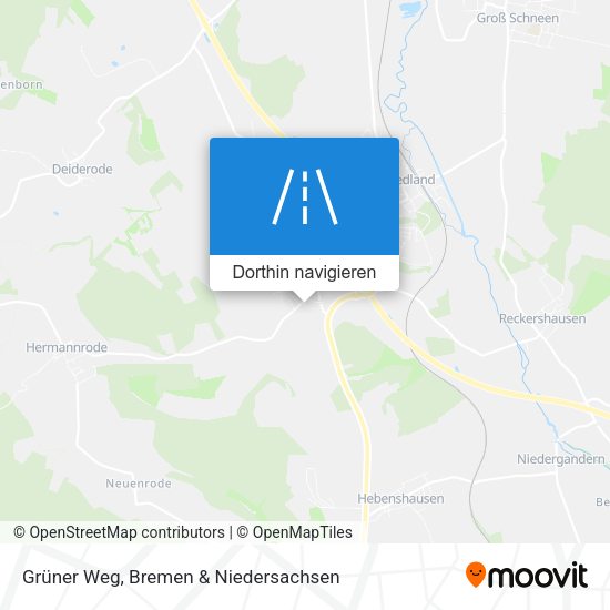 Grüner Weg Karte