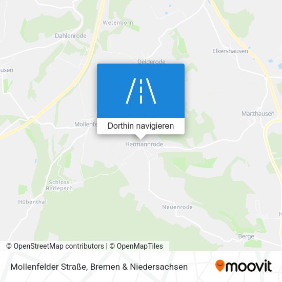 Mollenfelder Straße Karte