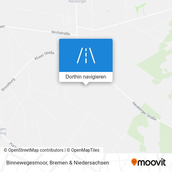 Binnewegesmoor Karte
