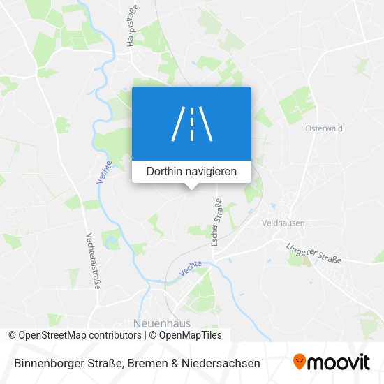 Binnenborger Straße Karte