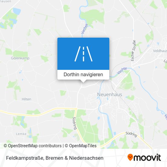 Feldkampstraße Karte