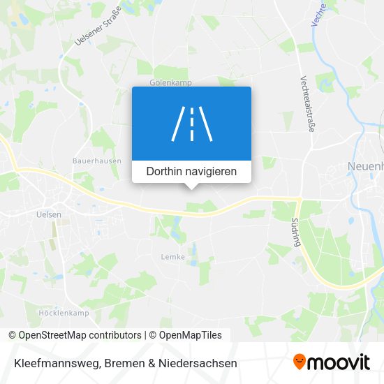 Kleefmannsweg Karte