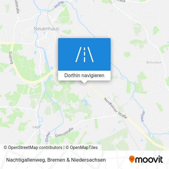 Nachtigallenweg Karte