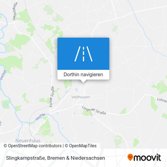 Slingkampstraße Karte