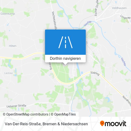 Van-Der-Reis-Straße Karte
